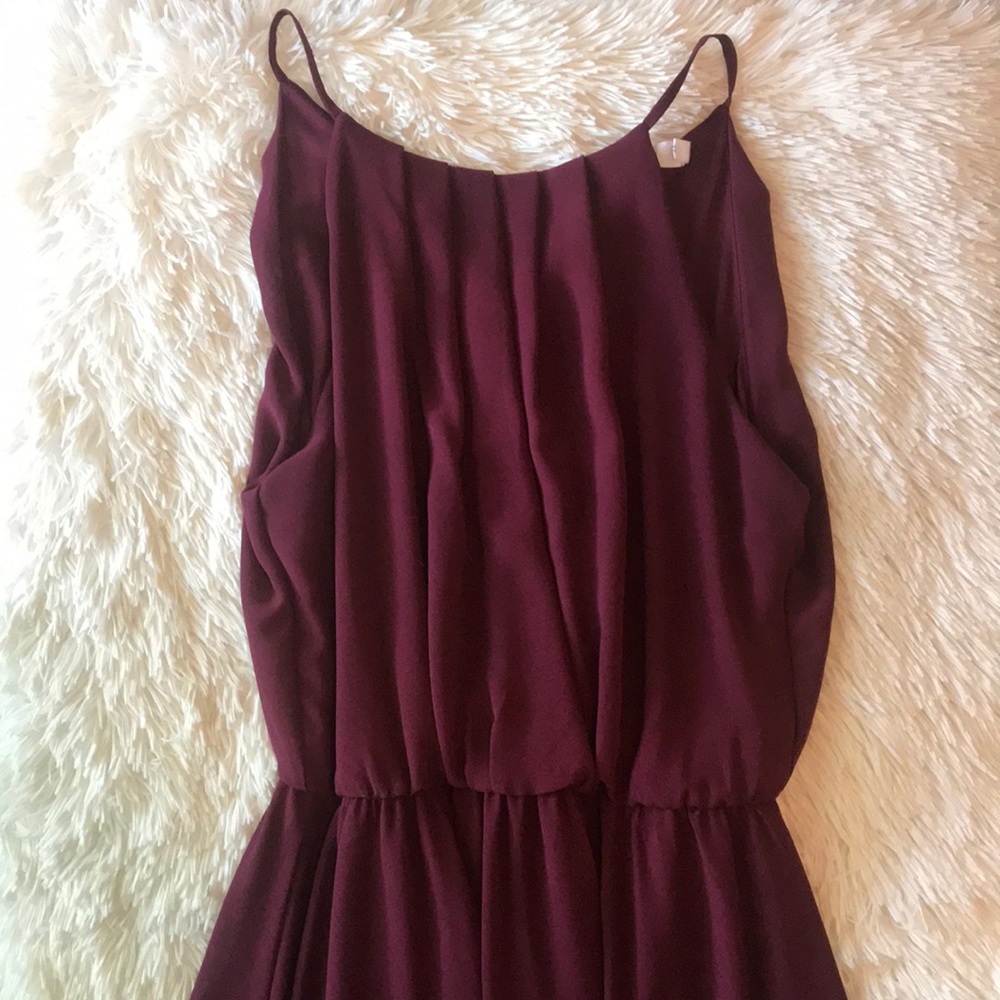 Maroon dress